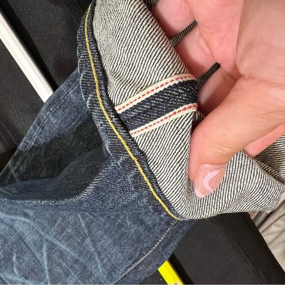 Shuttle Notes Master Cloth Ranch Relaxed Fit Rigid Denim Jeans 32 x 28.5 - Picture 6 of 7